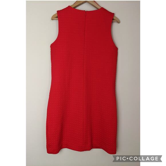 CYNTHIA ROWLEY Bright Red Cocktail Dress Size Medium - Picture 2 of 8